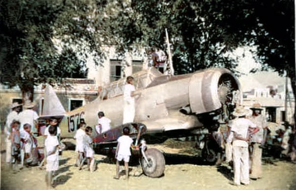 Avião de frente da Basílica