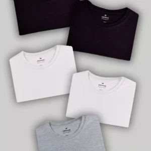 Kit Com 5 Camisetas Femininas Básicas Hering