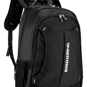 Mochila urbana Biaowang BW-1904 cor preto design lisa