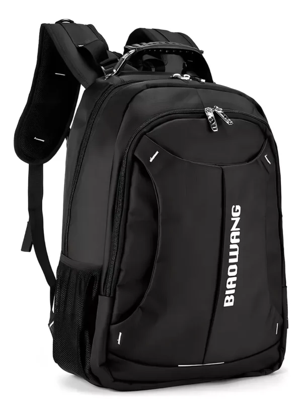 Mochila urbana Biaowang BW-1904 cor preto design lisa