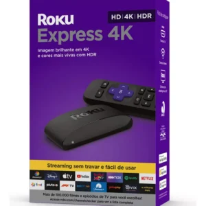 Roku Express 4K Dispositivo de streaming 4K com controle