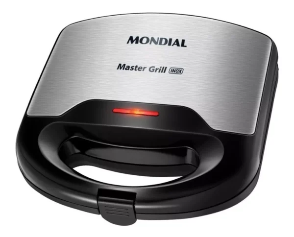 Sanduicheira Master Grill Mondial Preto/Inox 750W S-20