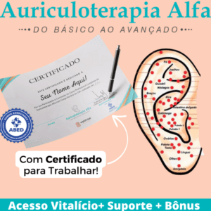 Curso Auriculoterapia alfa online completa e com certificado