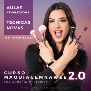 Curso Maquiagem na Web 2.0 - Aperfeiçoamento online completo com certificado