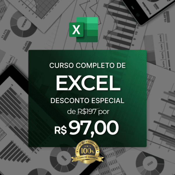 Curso completo de Excel online e com certificado